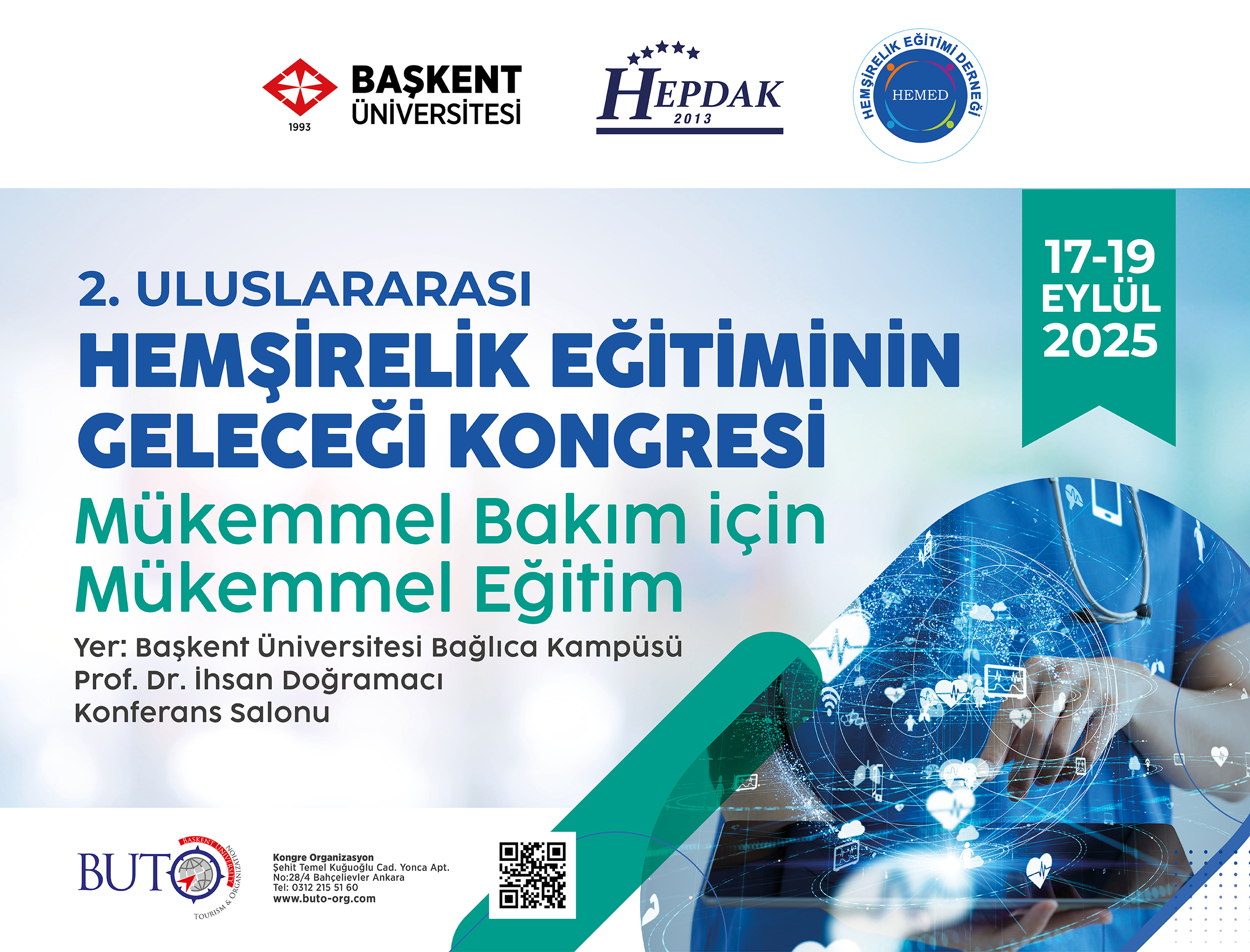 2. Uluslararası Hemşirelik Eğitiminin Geleceği Kongresi Banner Resmi